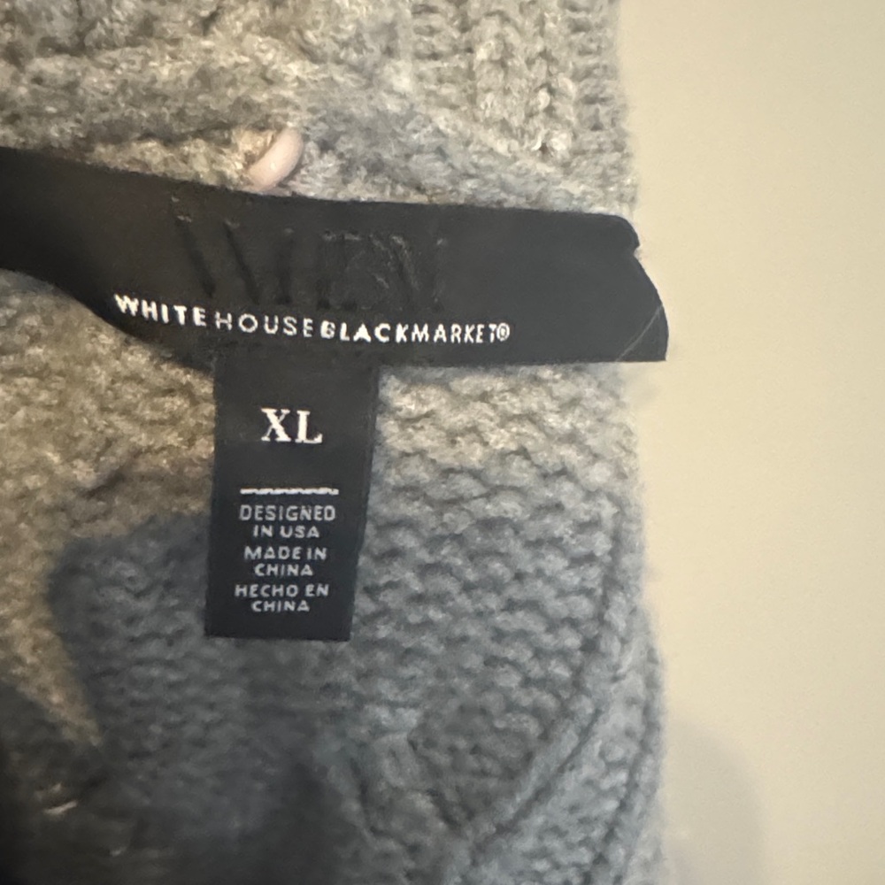 White House Black Market Light Gray Sweater Set - Picture 5 of 5